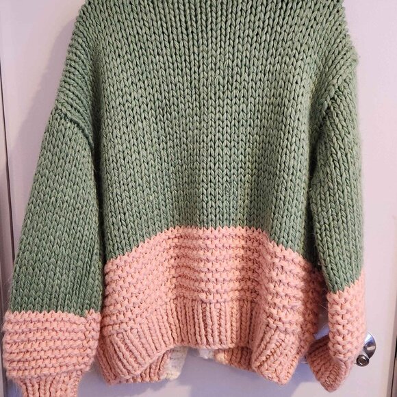 Chunky Oversized Homemade Cardigan - Picture 2 of 2
